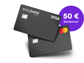 easybank Platunum 50 Euro Startguthaben