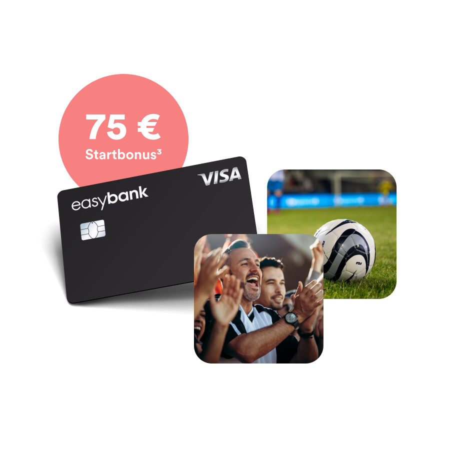 easybank Kreditkarte mit 75 Euro Startbonus